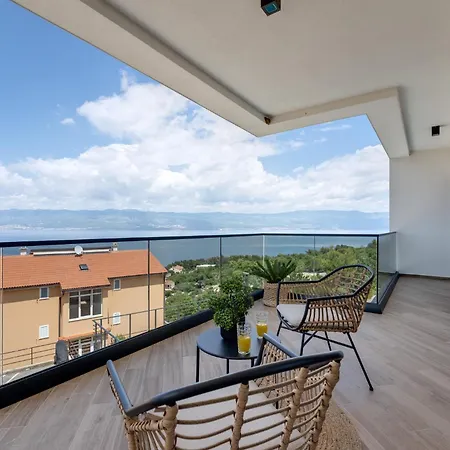 Luxury Verbenico Hills- Amazing Sea View, Pool With Whirpool And Waterfall, Beach, In Famous Wine Region - Your With Style Vrbnik (Primorje-Gorski Kotar)
