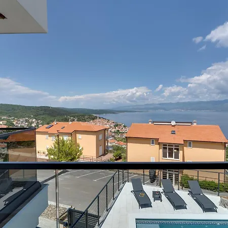 Luxury Verbenico Hills- Amazing Sea View, Pool With Whirpool And Waterfall, Beach, In Famous Wine Region - Your With Style Vrbnik (Primorje-Gorski Kotar)