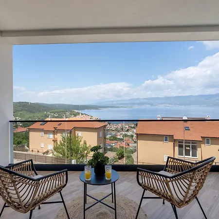 Luxury Verbenico Hills- Amazing Sea View, Pool With Whirpool And Waterfall, Beach, In Famous Wine Region - Your With Style * Vrbnik (Primorje-Gorski Kotar)
