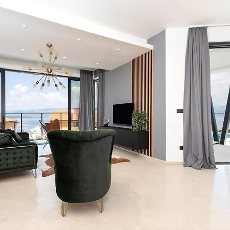Luxury Verbenico Hills- Amazing Sea View, Pool With Whirpool And Waterfall, Beach, In Famous Wine Region - Your With Style * Vrbnik (Primorje-Gorski Kotar)