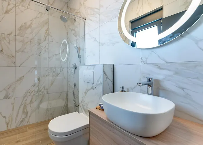 Luxury Verbenico Hills- Amazing Sea View, Pool With Whirpool And Waterfall, Beach, In Famous Wine Region - Your With Style Vila *