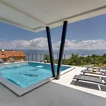 Villa Luxury Verbenico Hills- Amazing Sea View, Pool With Whirpool And Waterfall, Beach, In Famous Wine Region - Your With Style