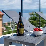 Villa Luxury Verbenico Hills- Amazing Sea View, Pool With Whirpool And Waterfall, Beach, In Famous Wine Region - Your With Style Vrbnik (Primorje-Gorski Kotar)