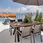 Villa Luxury Verbenico Hills- Amazing Sea View, Pool With Whirpool And Waterfall, Beach, In Famous Wine Region - Your With Style *